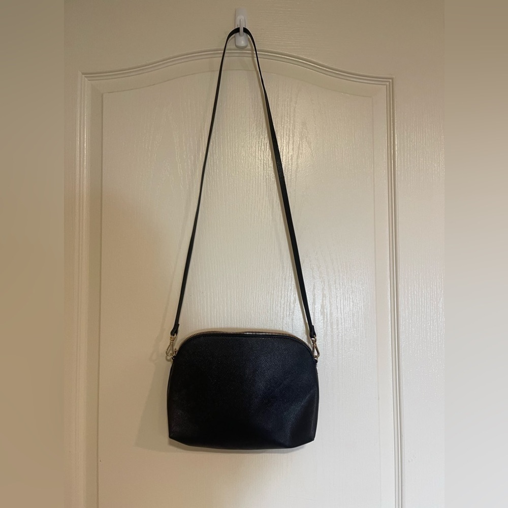 H&M vegan leather long strap shoulder/crossbody purse